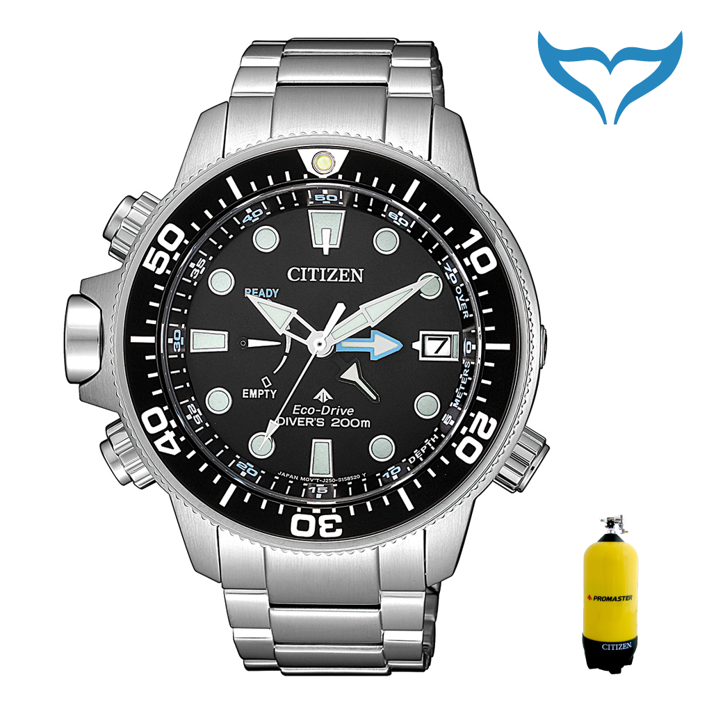 Citizen Promaster Marine Aqualand BN2031-85E 20bar Eco-Drive Go Deeper Edelstahl – Bild 2