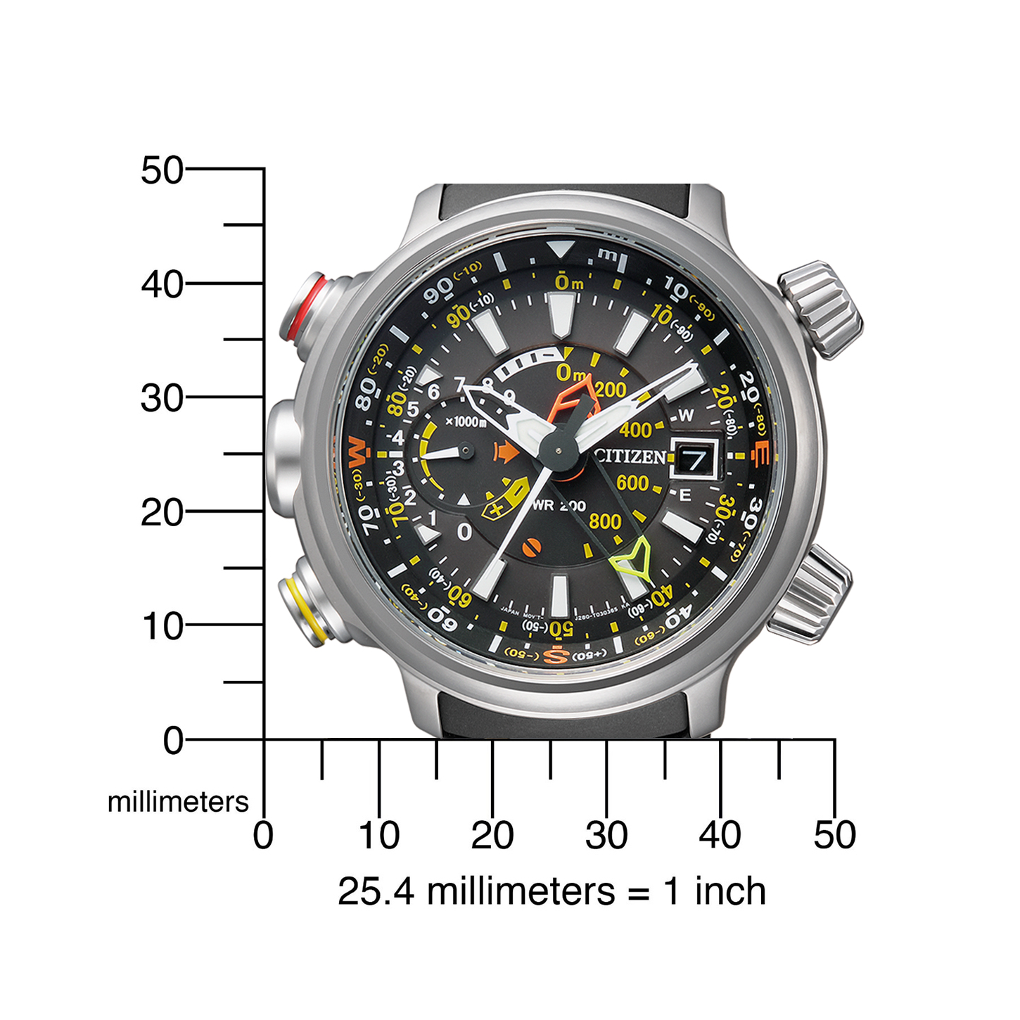 Citizen Promaster Eco-Drive Altichron BN4021-02E Höhenmesser Kompass 20 bar Neu – Bild 5