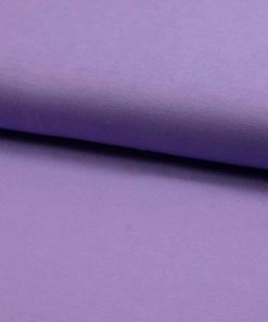 Baumwolljersey, unifarben “very peri” Flieder – Organic Cotton