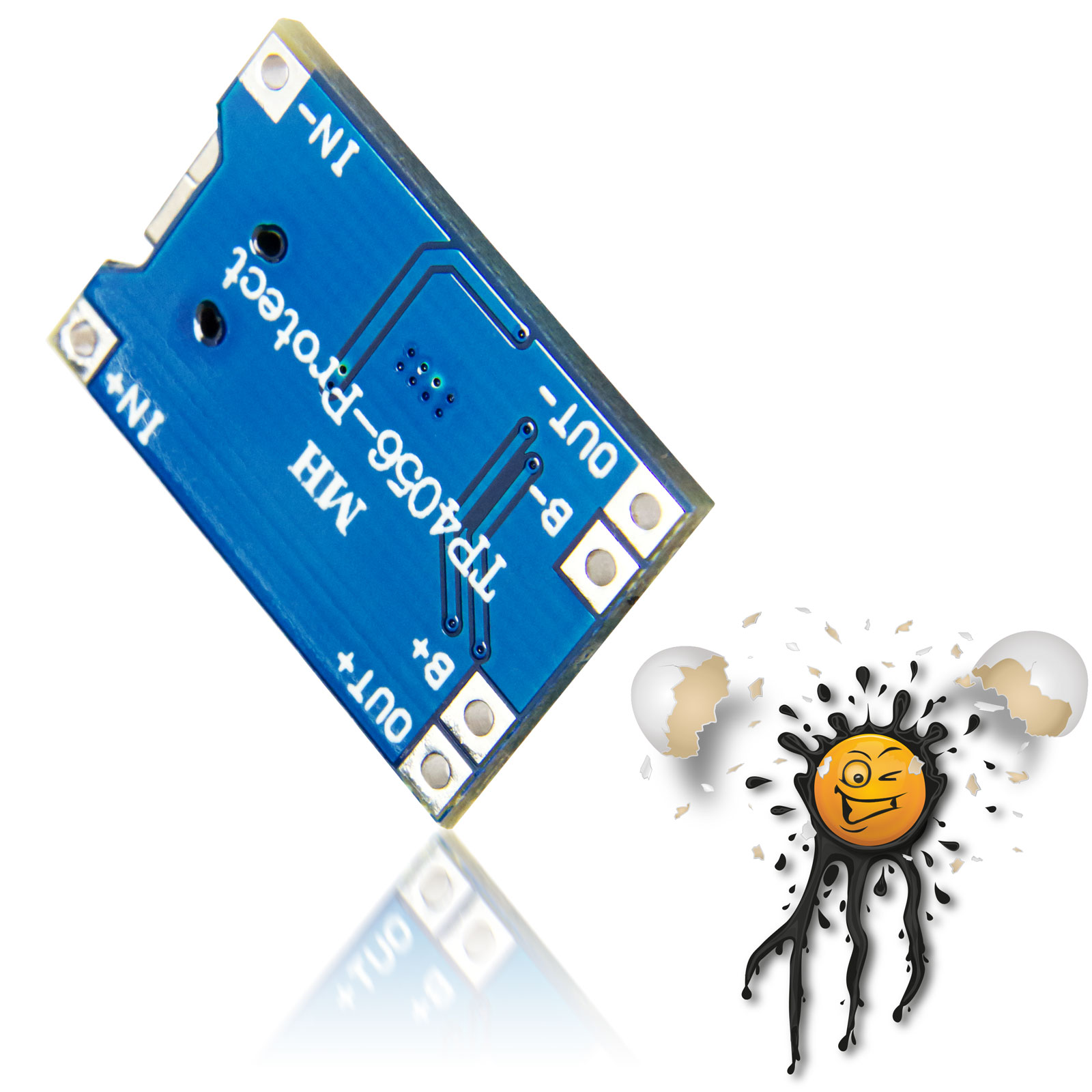 TP4056 DW01A FS8205 USB Micro Akku Li Ion Laderegler – Bild 4