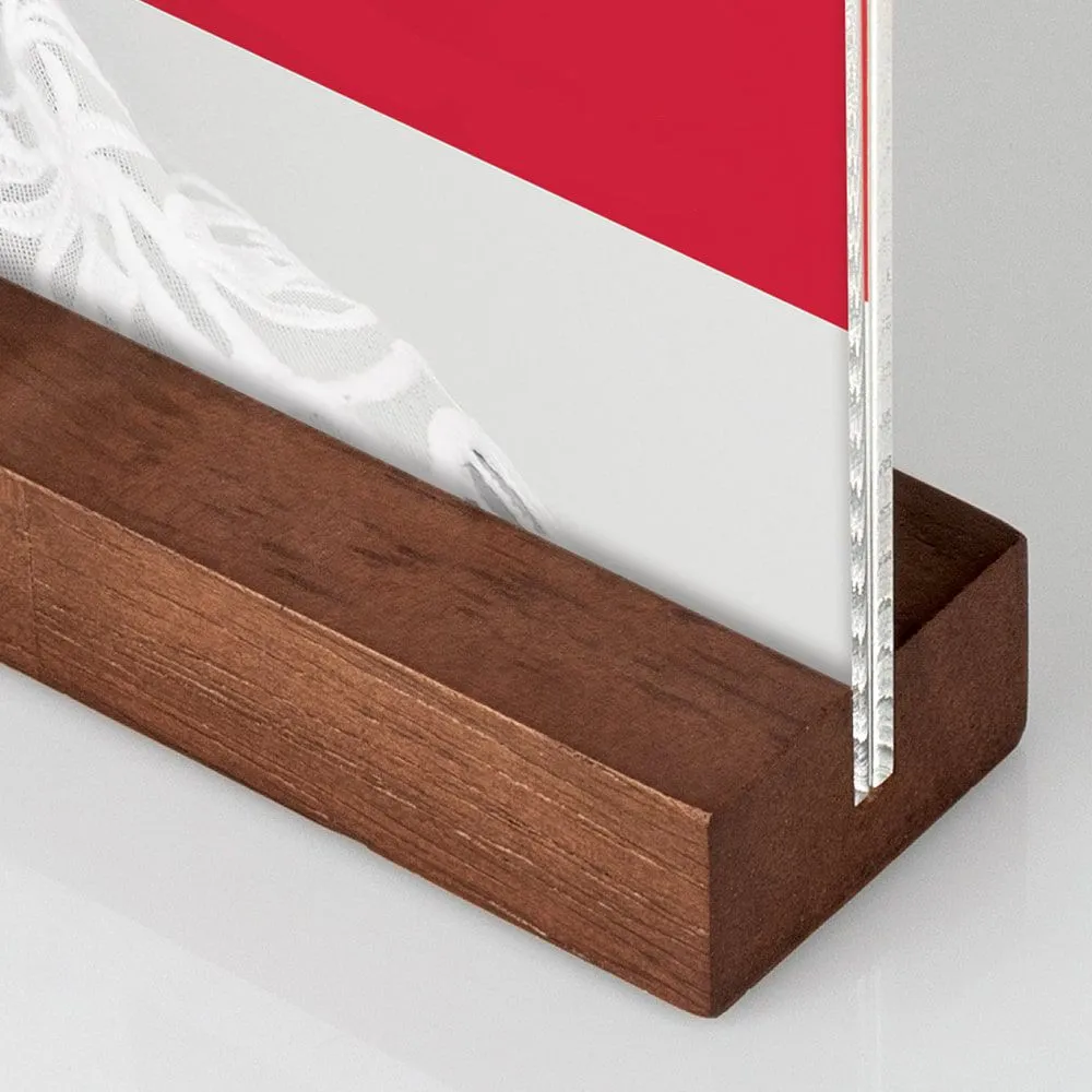 Bilderrahmen Acrylbilderrahmen Rahmen Fotos Bilder Holz braun 1 Stk 3 Formate – Bild 6