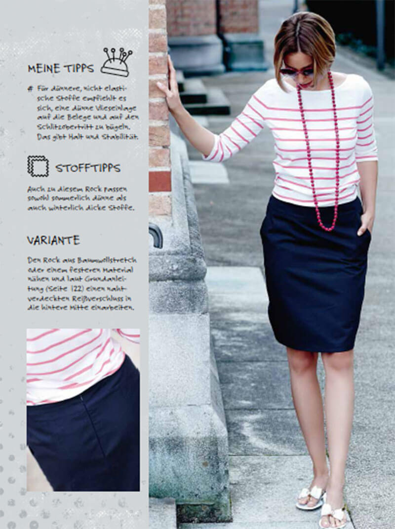 Baumwolle, unifarbener Stoff, Köperbindung, Hellgrau – Bild 6