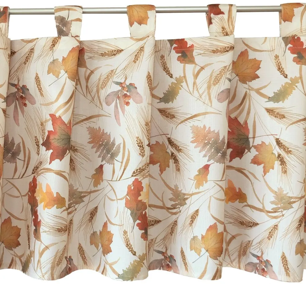 Scheibengardine buntes Herbstlaub in 4 Größen – Bild 5