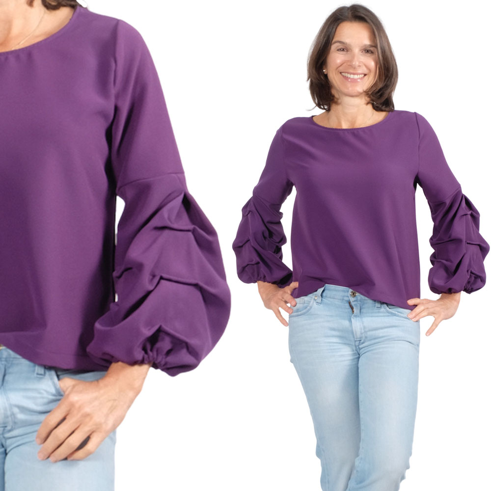 Unifarbenes Mischgewebe, dehnbar, knitterfrei, Kofferware – Bild 8