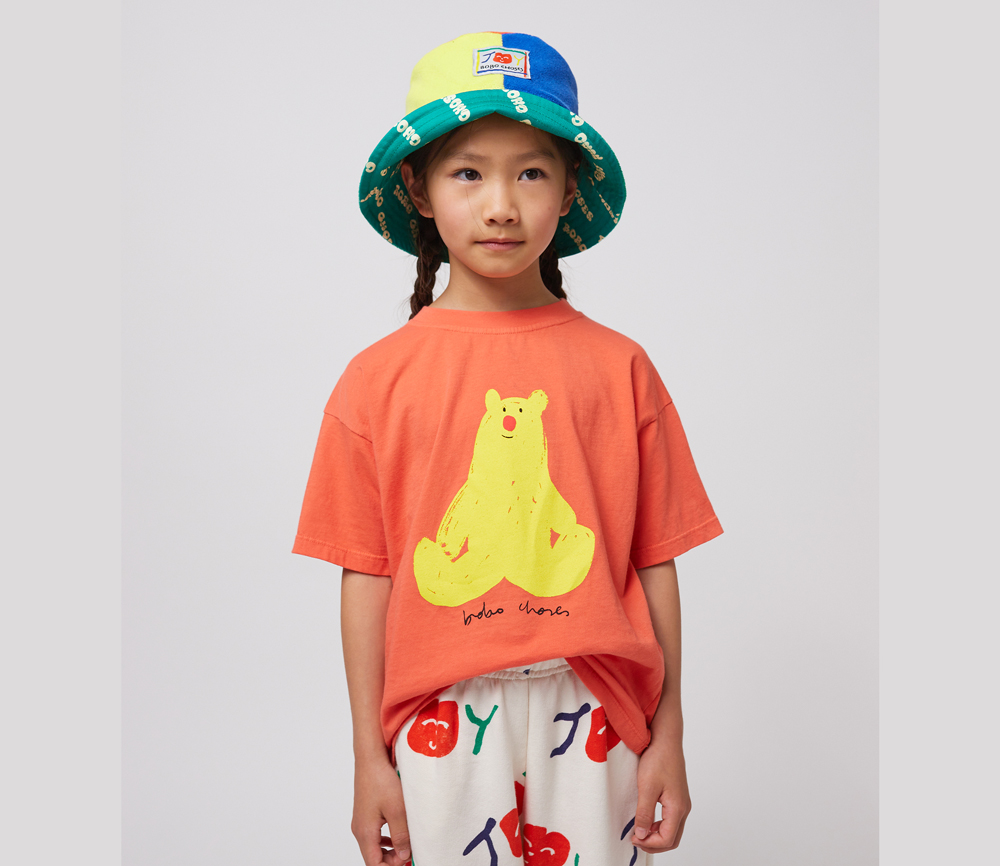 BOBO CHOSES – T-Shirt „HUG ME BEAR“, Biobaumwolle – Bild 3