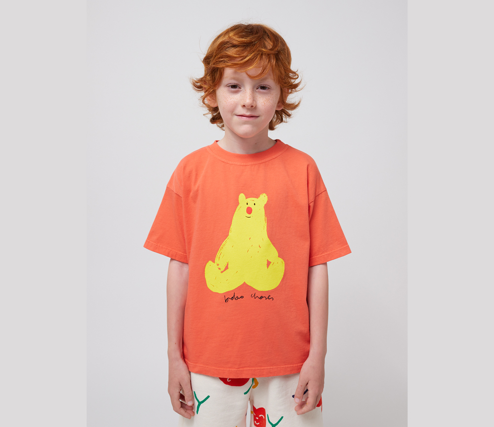 BOBO CHOSES – T-Shirt „HUG ME BEAR“, Biobaumwolle – Bild 4