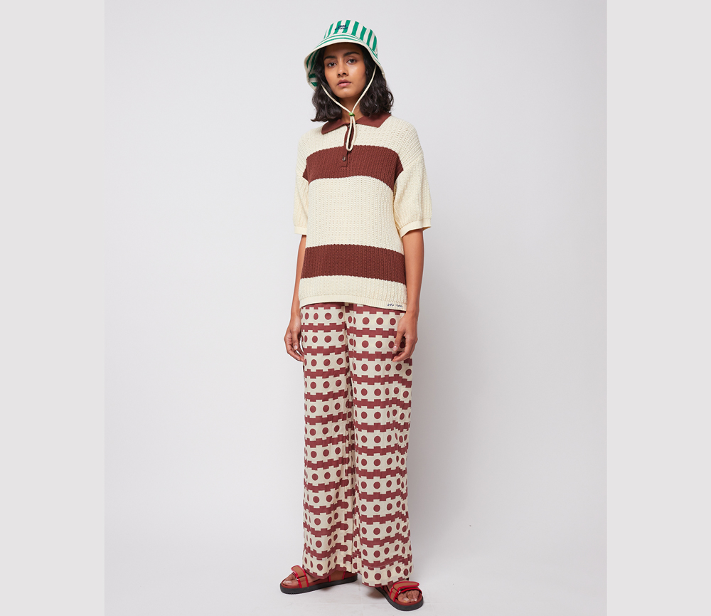 BOBO CHOSES – Poloshirt „POINTELLE-STRICK“, creme – Bild 8