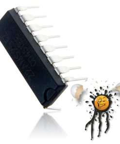 2 Stück / pcs. CD4511BE CMOS BCD zu 7 Segment Latch Decoder Driver DIP16 IC