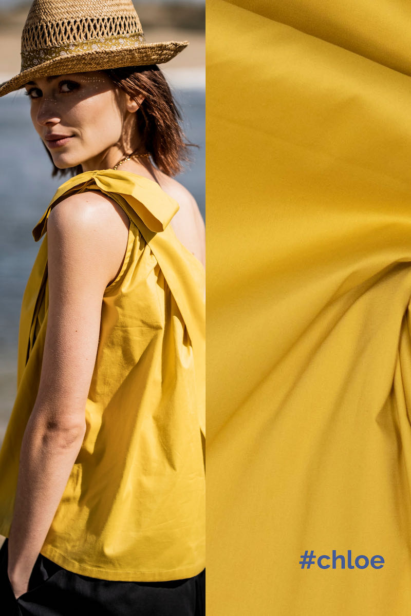 Baumwoll Stretch – unifarben – Bild 8