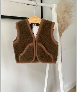 Alwero – Bodywarmer CARPATHIAN, Biowolle, BARK