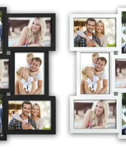 Collagen 9 Fotos Rahmen Fotogalerien Kunststoff modern schlichtes Profil 2 Farben