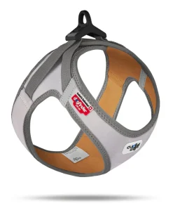 Curli Glow Clasp Vest Harness Reflective Grey, 360° reflektierende Oberfläche (XS, S, XL)