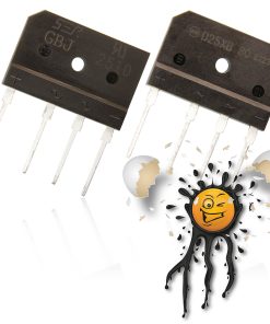 2 Stück 2 Pieces SEP GBJ2510 1000V D25XB80 800V 25A Brückengleichrichter Gleichrichter