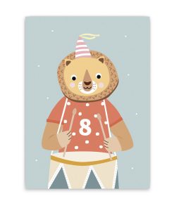 Nellie&Finn – Postkarte „8. GEBURTSTAG“