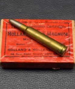10 Patronen, Holland&Holland, Kal. 275Mag, HP,10g/160gr, Sammler Munition