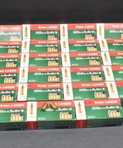 1150 Hülsen, Sellier&Bellot, Kaliber 9mm Luger, 1x Abgeschlagen, zum Sonderpreis