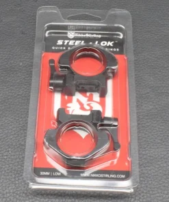 Nikko Stirling Ringmontage 30mm Low Diamond QR Steel Lock 2 tlg NSMQR30WL , Neuware zum Sonderpreis!