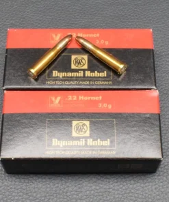22 Hornet, RWS, Vollmantel, 3,0g/46gr, 40 Schuss, zum Sonderpreis!