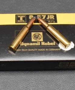 20 Patronen, RWS, 8x57JR, TM Rundkopf, 12,7g/196gr, zum Sonderpreis!