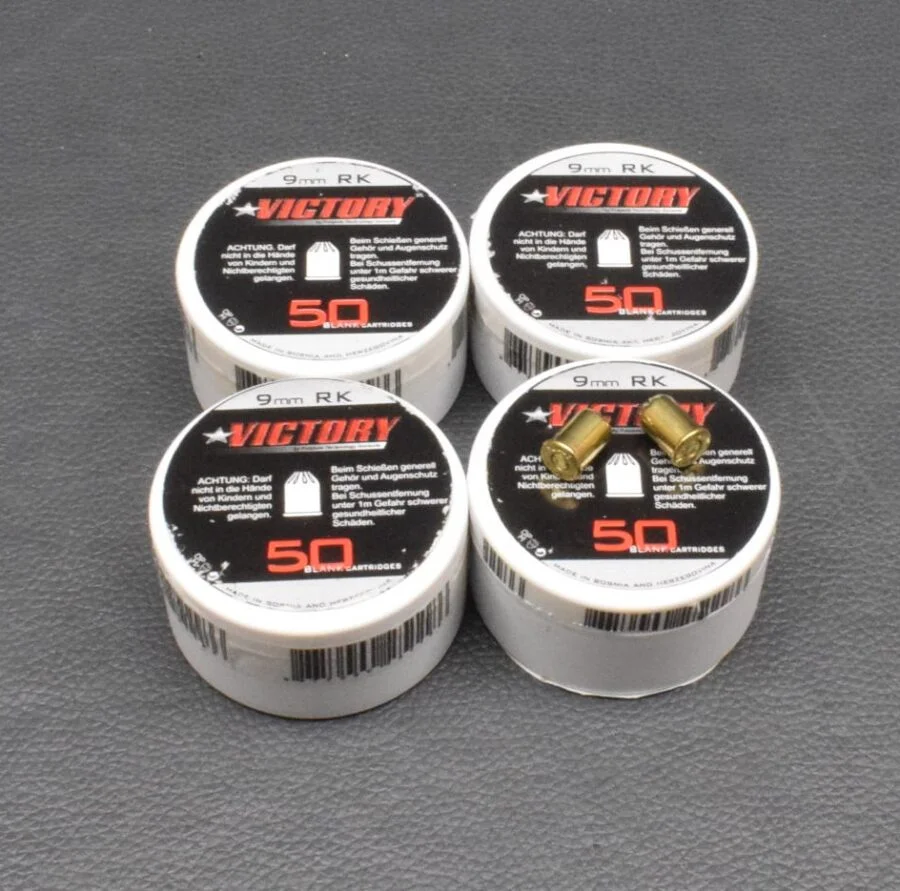 200 Stück Victory Platzpatronen / Knallpatronen Kaliber 9 mm RK, zum Sonderpreis ! – Bild 2