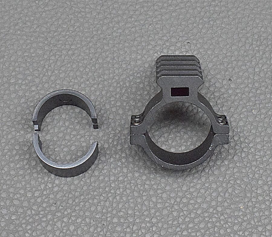 DDoptics Adapter mit Weaverschiene für Zielfernrohre 30mm/25,4mm , Huckepackmontage , Neuware