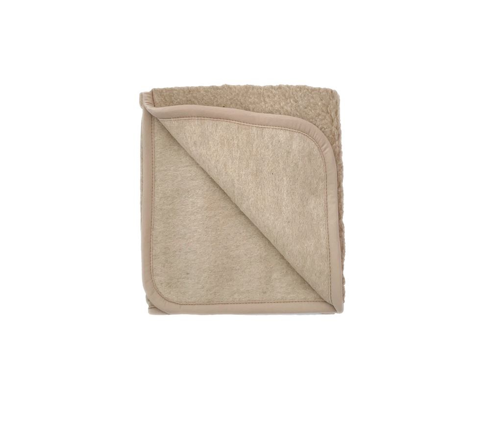 Alwero – Decke TUMBLER Biowolle, Beige – Bild 4