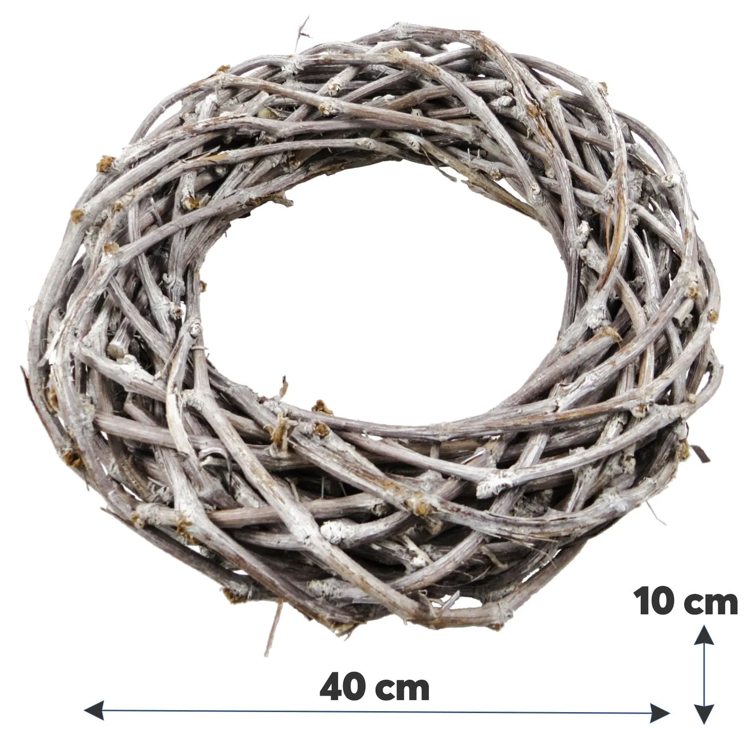 Dekokränze aus Weinreben Kränze Türkränze Holz weiß gekalkt – 4 Größen – Bild 9