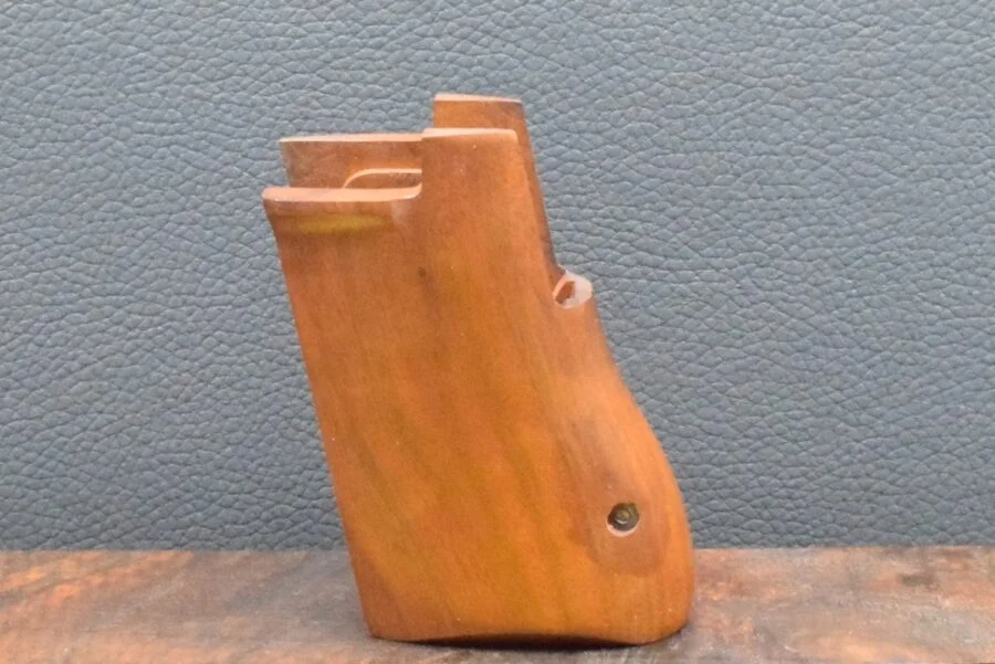 IMI Desert Eagle , Ausführung 6, glatt, braun, Nußbaum – Bild 4