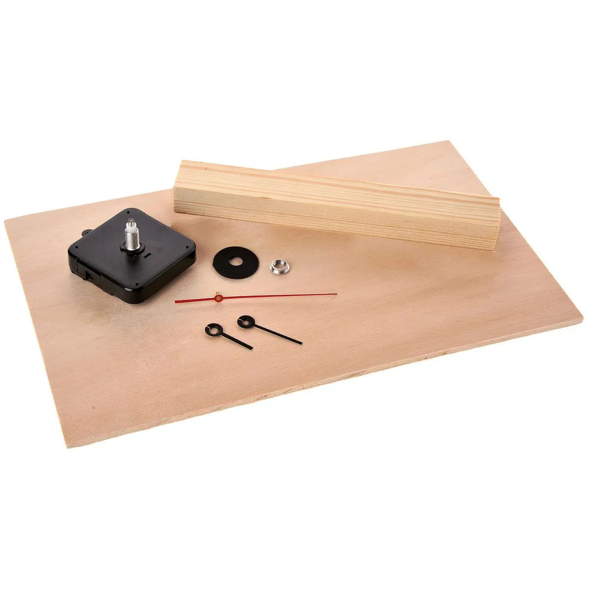 Design-Uhr 23x20x4 cm Holz Kinder Bausatz Werkset Bastelset ab 11 J. – Bild 4