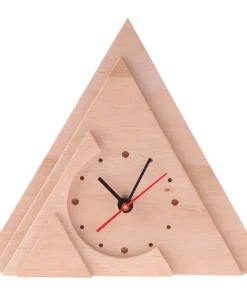 Design-Uhr 23x20x4 cm Holz Kinder Bausatz Werkset Bastelset ab 11 J.