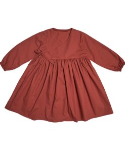 Huttelihut –  Wickelkleid „DAHLIA“, cayenne