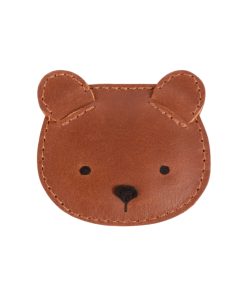 Donsje Amsterdam – Haarspange „Josy Clip Baer“, cognac