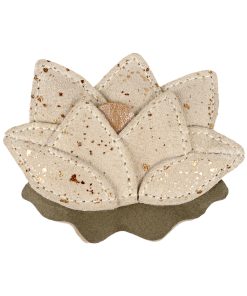 Donsje Amsterdam – Haarspange „Zaza Clip Water Lilly“, creme