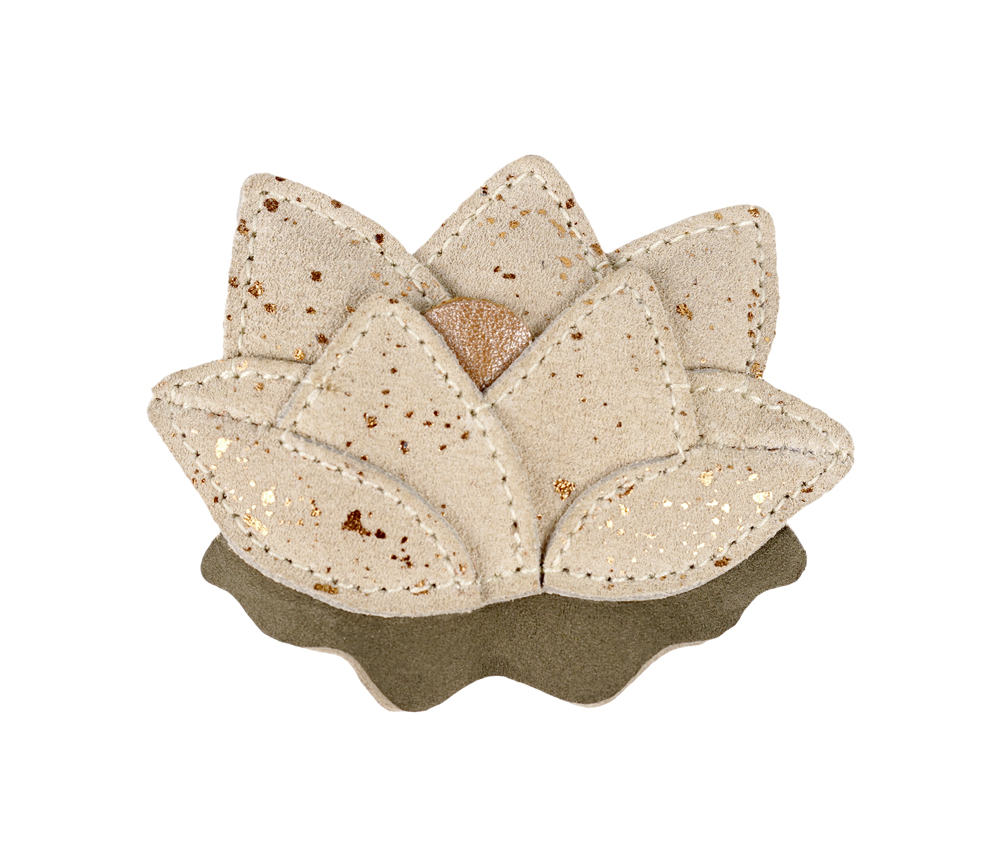 Donsje Amsterdam – Haarspange „Zaza Clip Water Lilly“, creme