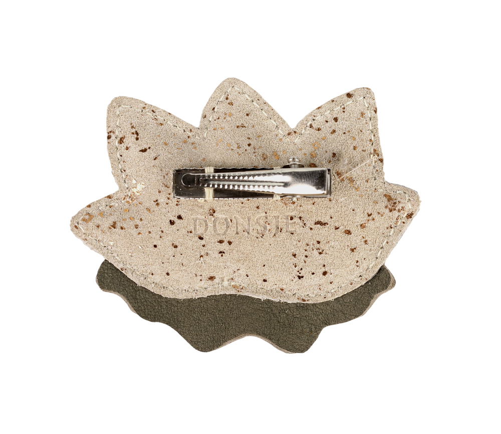 Donsje Amsterdam – Haarspange „Zaza Clip Water Lilly“, creme – Bild 4