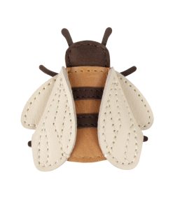 Donsje Amsterdam – Haarspange „Zaza Clip Bee“, camel