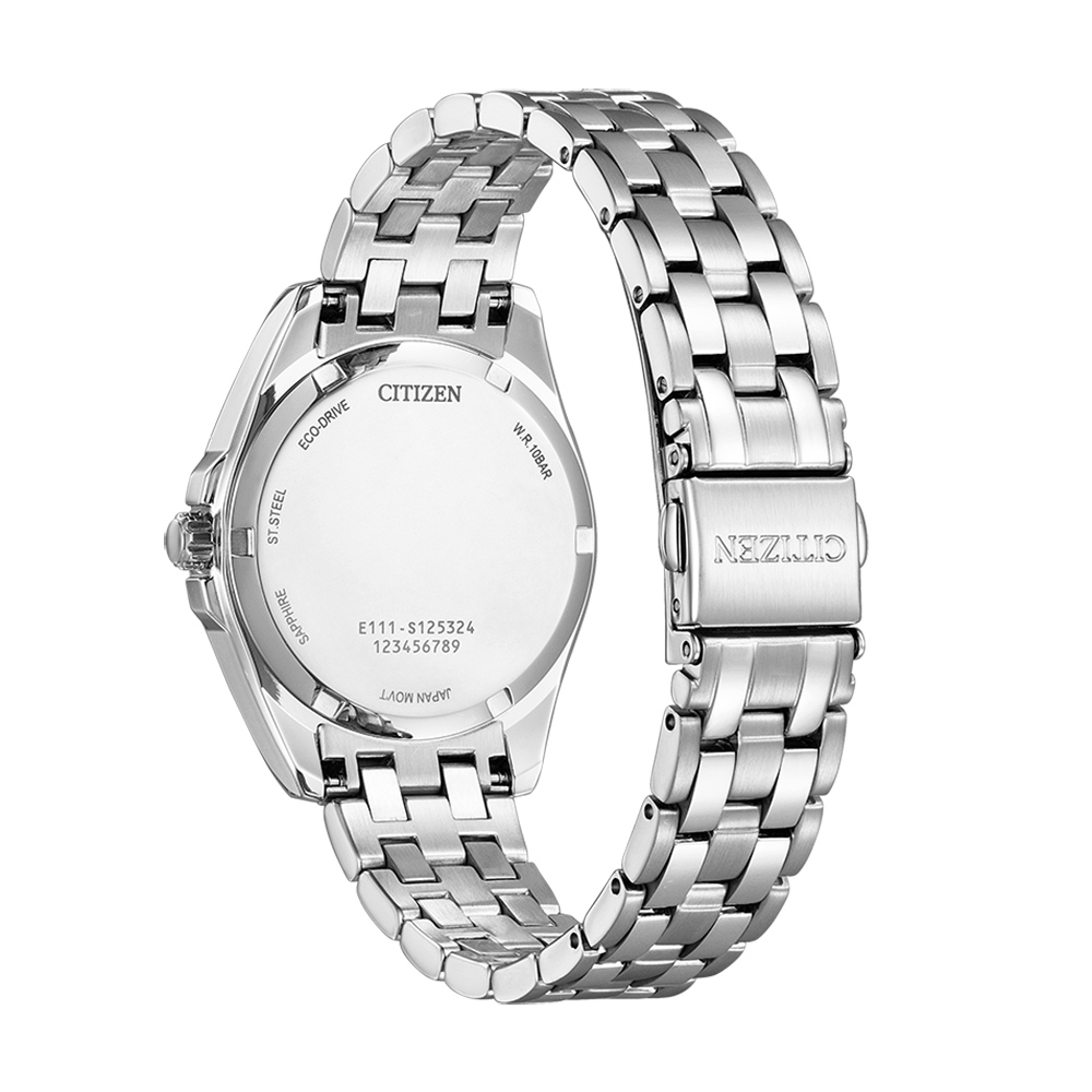 Citizen Damen Sport EO1210-83A Quarz Eco-Drive Saphir Edelstahl 10 bar Damenuhr – Bild 3