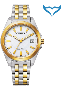 Citizen Damen Sport EO1214-82A Quarz Eco-Drive Saphir Edelstahl 10 bar Damenuhr