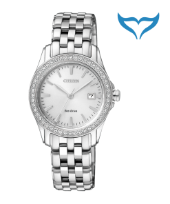 Citizen Elegant Damen EW1901-58A Armbanduhr Eco-Drive Edelstahl 10 bar Swarowski
