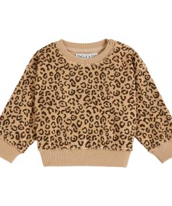EMILE & IDA – Sweatshirt, ‚Leopard‘, Leo, Baumwolle