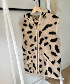 Alwero – Bodywarmer „Everest“ Adult, Biowolle, Gepard, Unisex