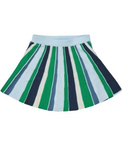 FUB – Rock plissiert, light blue, Biobaumwolle