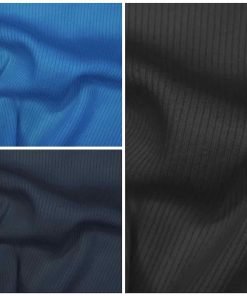 Leichter Strickstoff mit Rippenoptik, verschiedene Farben