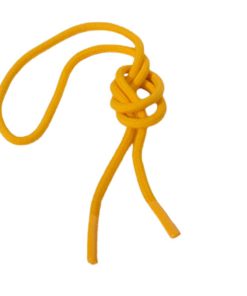 Kordel, unifarben Gelb mit professionell verarbeiteten Enden