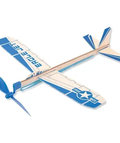 Flugzeug Gummimotor Flieger 29 cm Bausatz Kinder Werkset Bastelset ab 8 Jahren