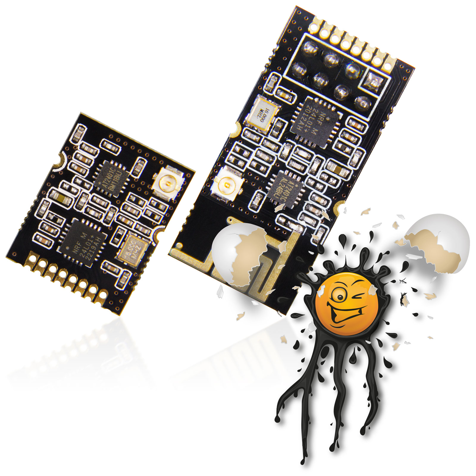 GT-24 NRF24L01+ PA LNA 1100meter 2.4GHz 100mW long distance Funk Transceiver – Bild 8