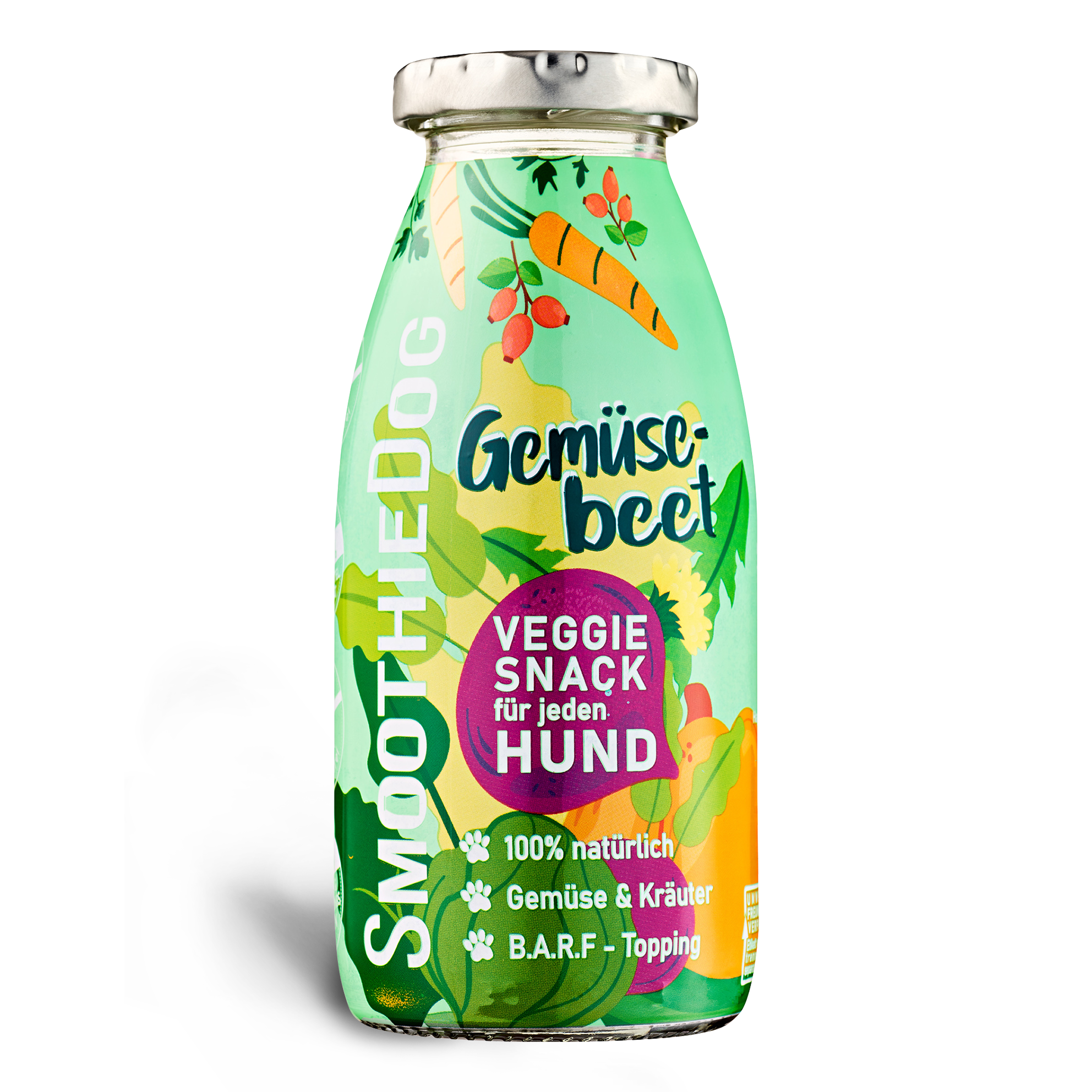 Hunde-Smoothie – Smoothie Dog (Lamm, Pferd, Ente, Huhn, Immunio, Rind, Gemüsebeet) – Bild 5