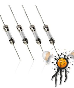 4 x Fein- Glas- Löt- Sicherung Picofuse Littelfuse SPT 3,6x10mm 250V Träge/Slow F3A bedrahtet