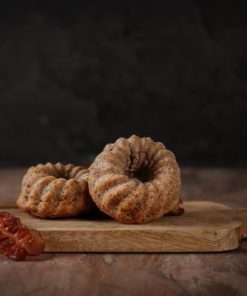 Speckguglhupf, 5 Stück (Speck, Erdnussbutter und Honig)