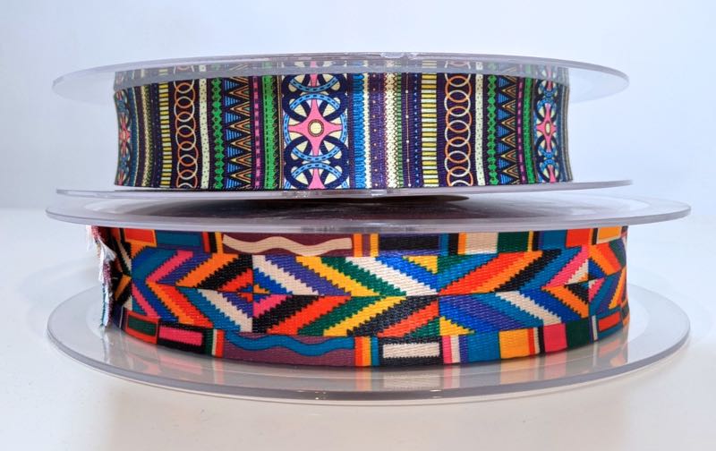 Gurtband, Webband 40 mm / gemustert – 2 Meter Länge – Bild 2